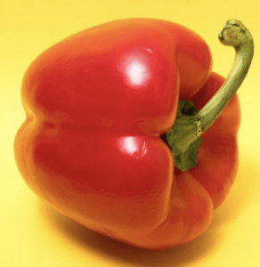 10 foods good for kidneys: red bell pepper